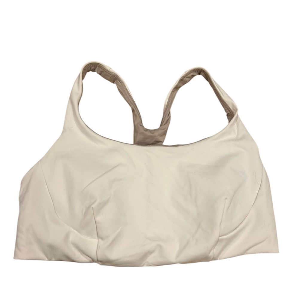 Lululemon wundertrain wunderbra white with pads size 12